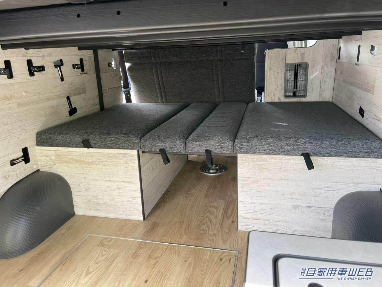 |適材適所の装備で使いやすい! トヨタ ハイエースがベースのキャンパー