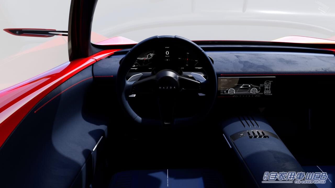 |【JMS2023コンセプトカー】新しい時代に適合したロータリークーペ。マツダ「MAZDA ICONIC SP(マツダアイコニック エスピー)」
