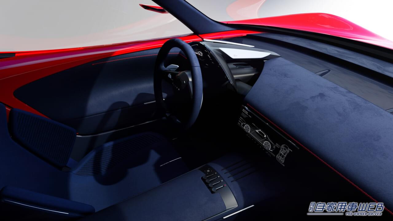 |【JMS2023コンセプトカー】新しい時代に適合したロータリークーペ。マツダ「MAZDA ICONIC SP(マツダアイコニック エスピー)」