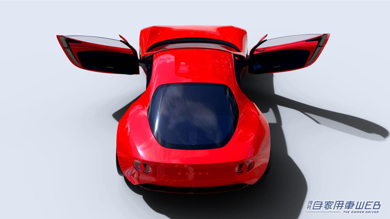 |【JMS2023コンセプトカー】新しい時代に適合したロータリークーペ。マツダ「MAZDA ICONIC SP(マツダアイコニック エスピー)」