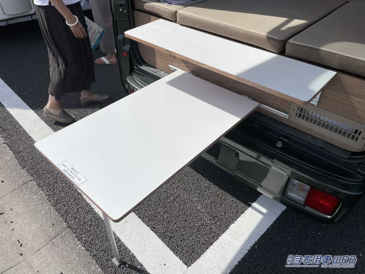 |キャンピングカーに「軽自動車」という選択肢。実は、結構アリです。フラットスペースが魅力的、スズキ・エブリイがベースの軽キャンパー。