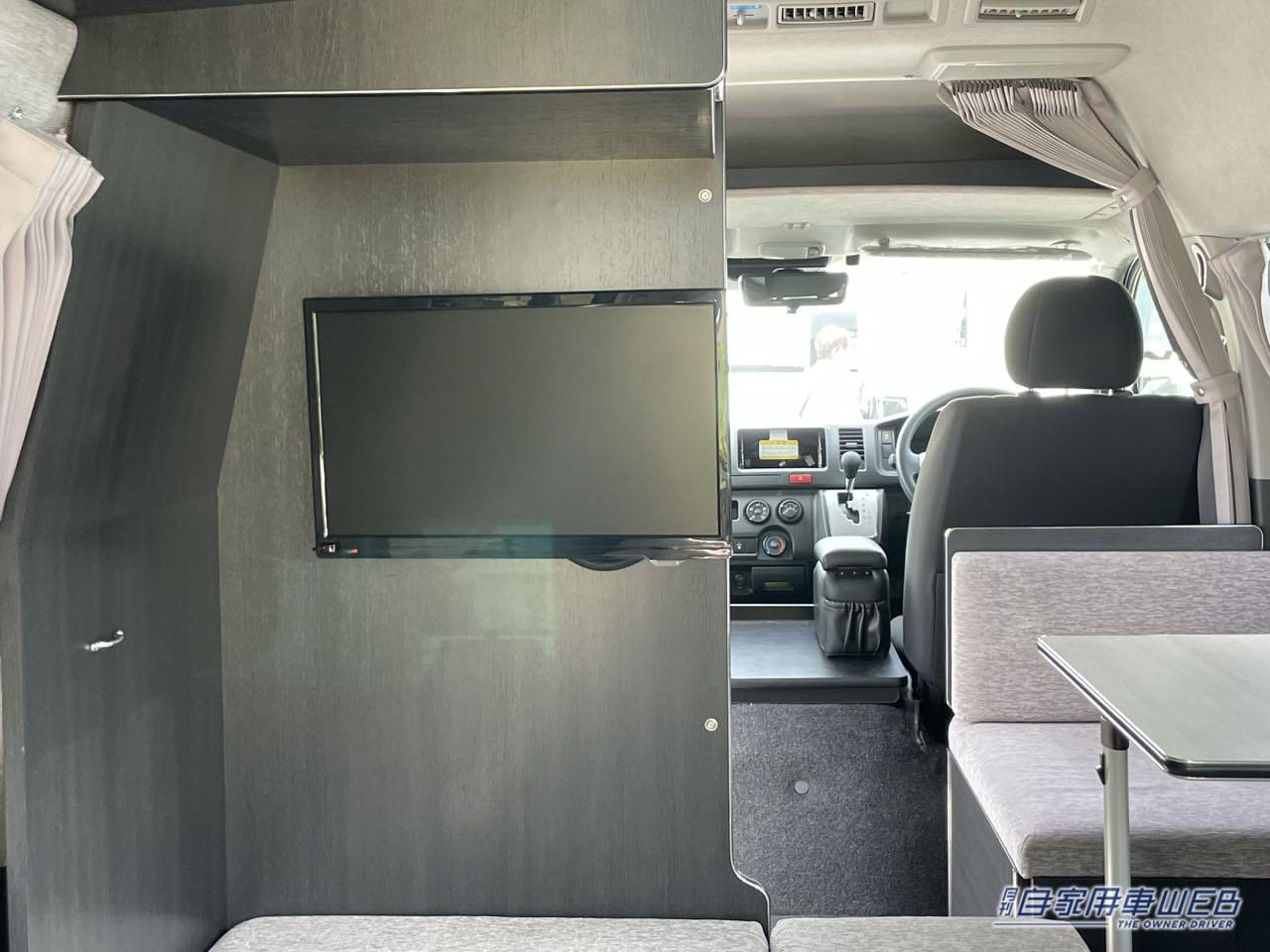 |こんな車で旅に出たい! 便利装備と快適車内のトヨタ ハイエースがベースのキャンパー