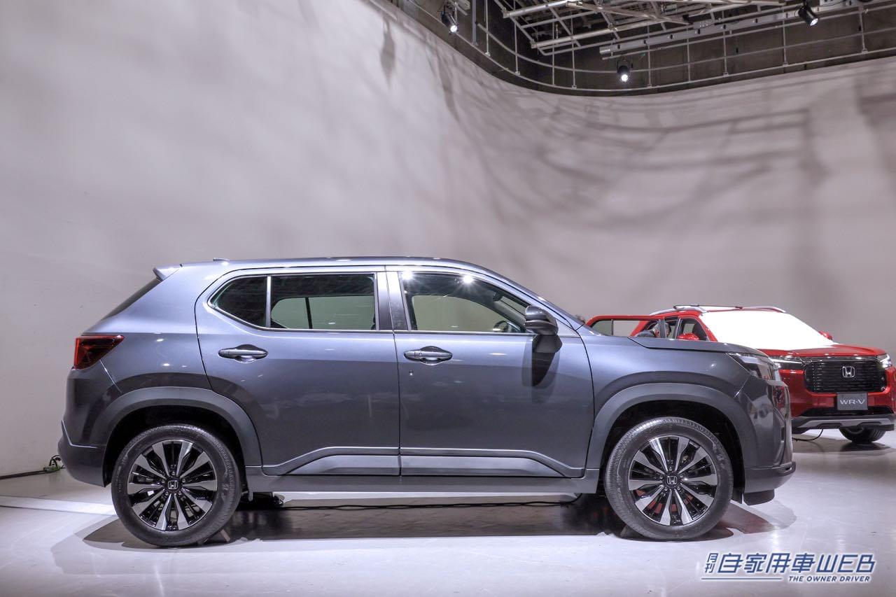 |ホンダの新エントリーSUV「WR-V」誕生! 逞しいエクステリアに、195mmの最低地上高で走破性も確保!!