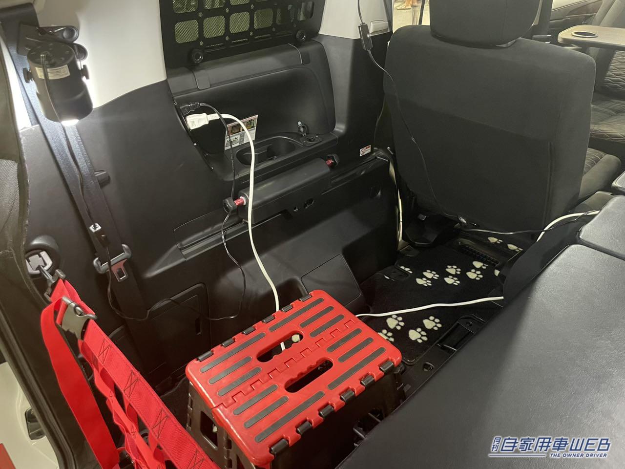 |荷物も詰めて車中泊もバッチリ! ミツビシ デリカD:5がベースのキャンパー