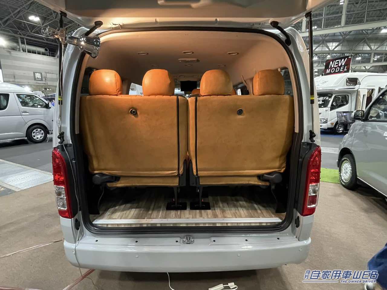 |車の中に座敷!? 足を伸ばしてくつろげるトヨタ ハイエースがベースのキャンパー