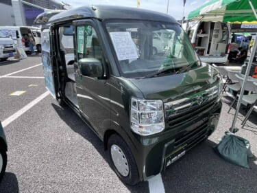 余計な装備は一切なし! シンプルな二段フラットが使いやすい スズキ エブリイがベースの軽キャンパー