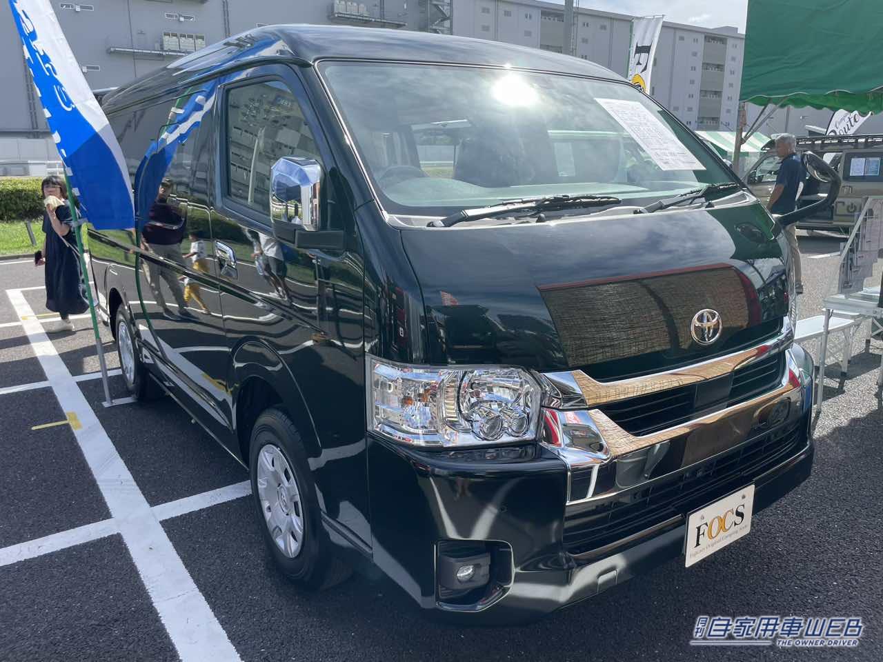 |ボックスシートを広めに確保し、必要装備は後方に! トヨタ ハイエースがベースのキャンパー