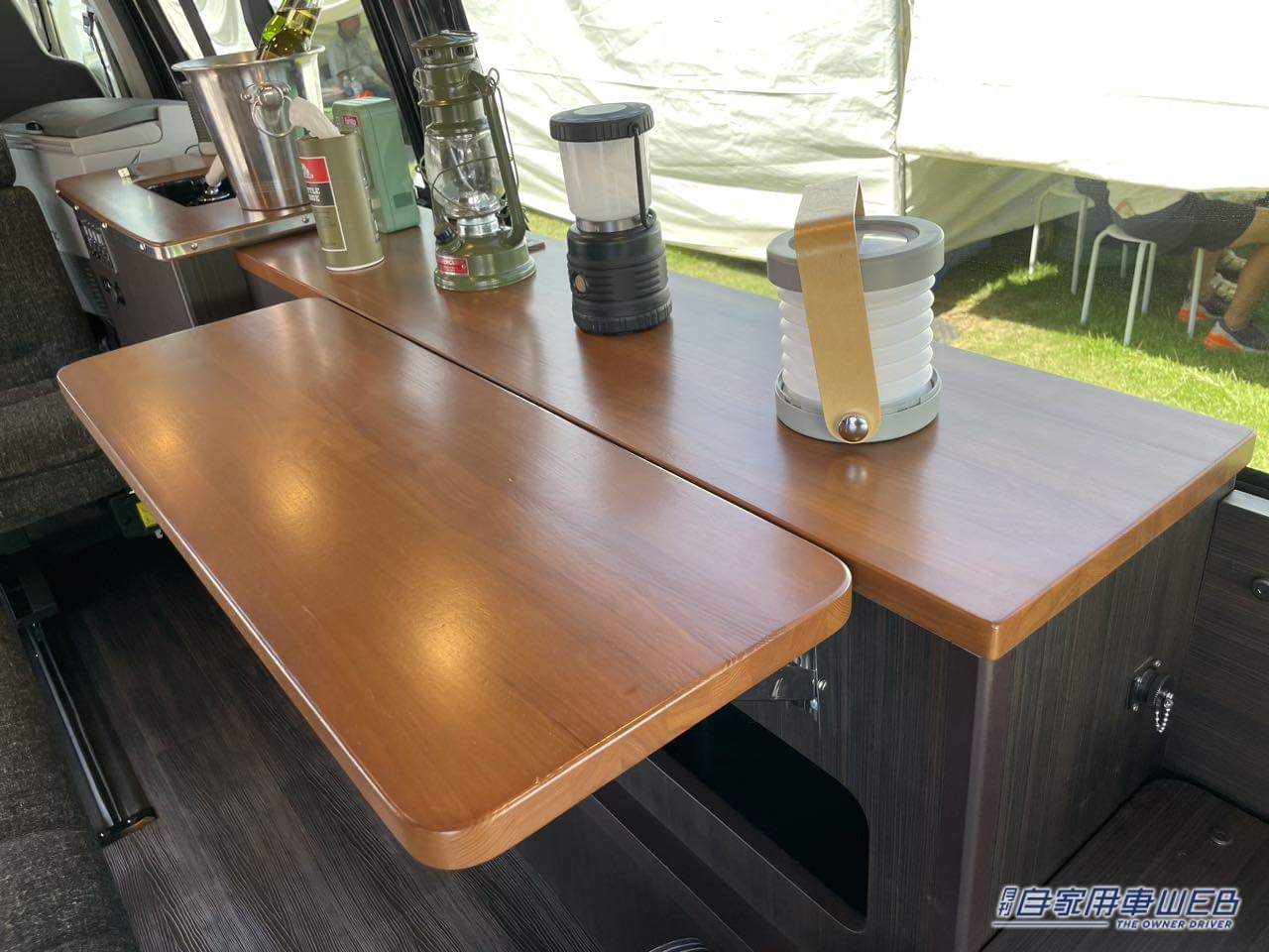 |充実装備で広さも最高! トヨタ ハイエースがベースのキャンパー