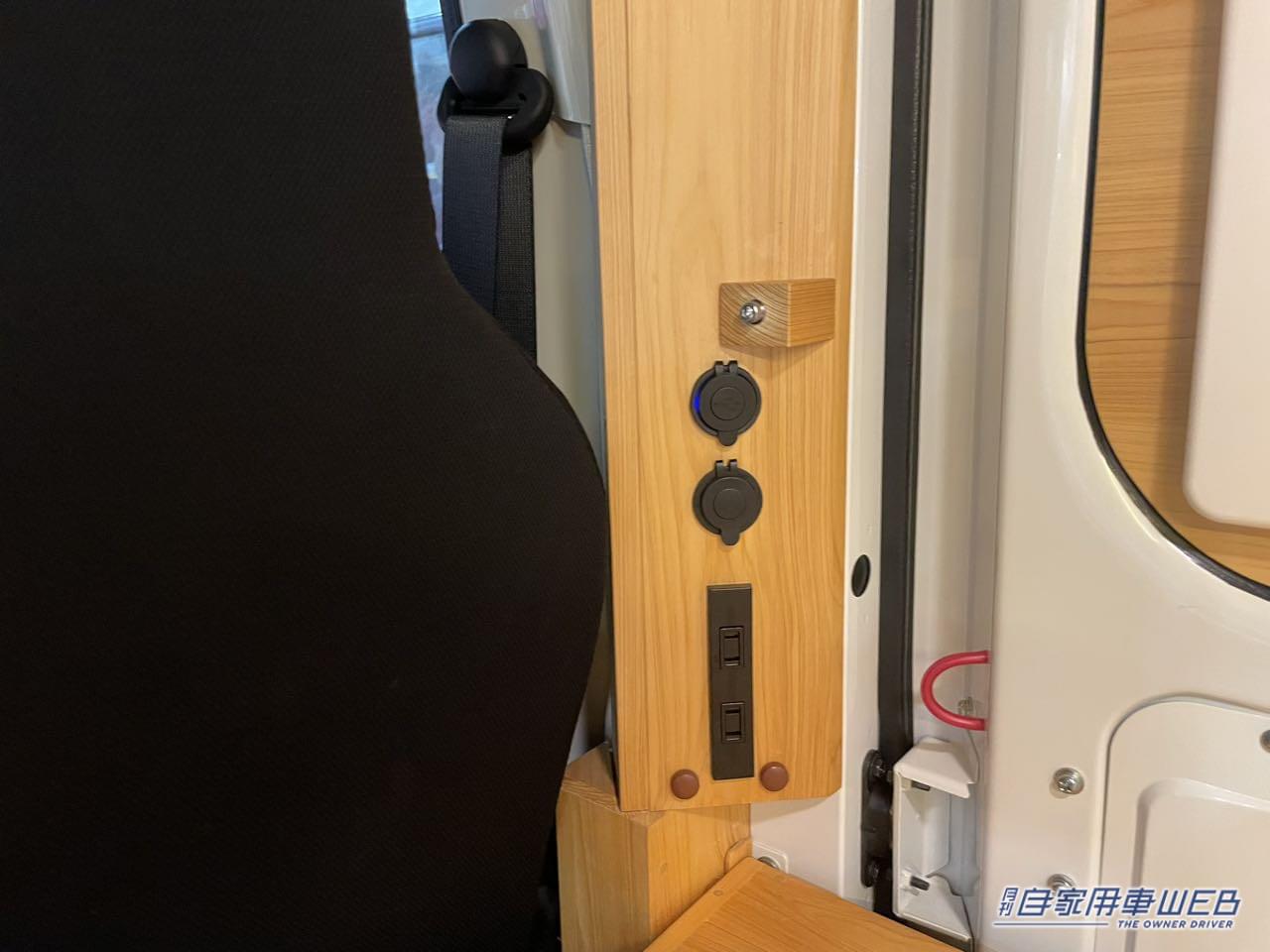 |車の中はヒノキ造りのログハウス! ダイハツ ハイゼットトラックがベースの軽キャンパー