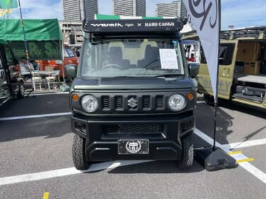 広さを求めるジムニー好きへ! スズキ エブリイがベースの軽キャンパー