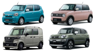 スズキ、「アルト」「アルト ラパン」「アルト ラパン LC」「スペーシア ベース」「クロスビー」を一部仕様変更
