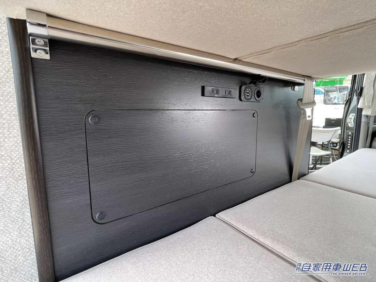 |余計な装備は一切なし! シンプルな二段フラットが使いやすい スズキ エブリイがベースの軽キャンパー