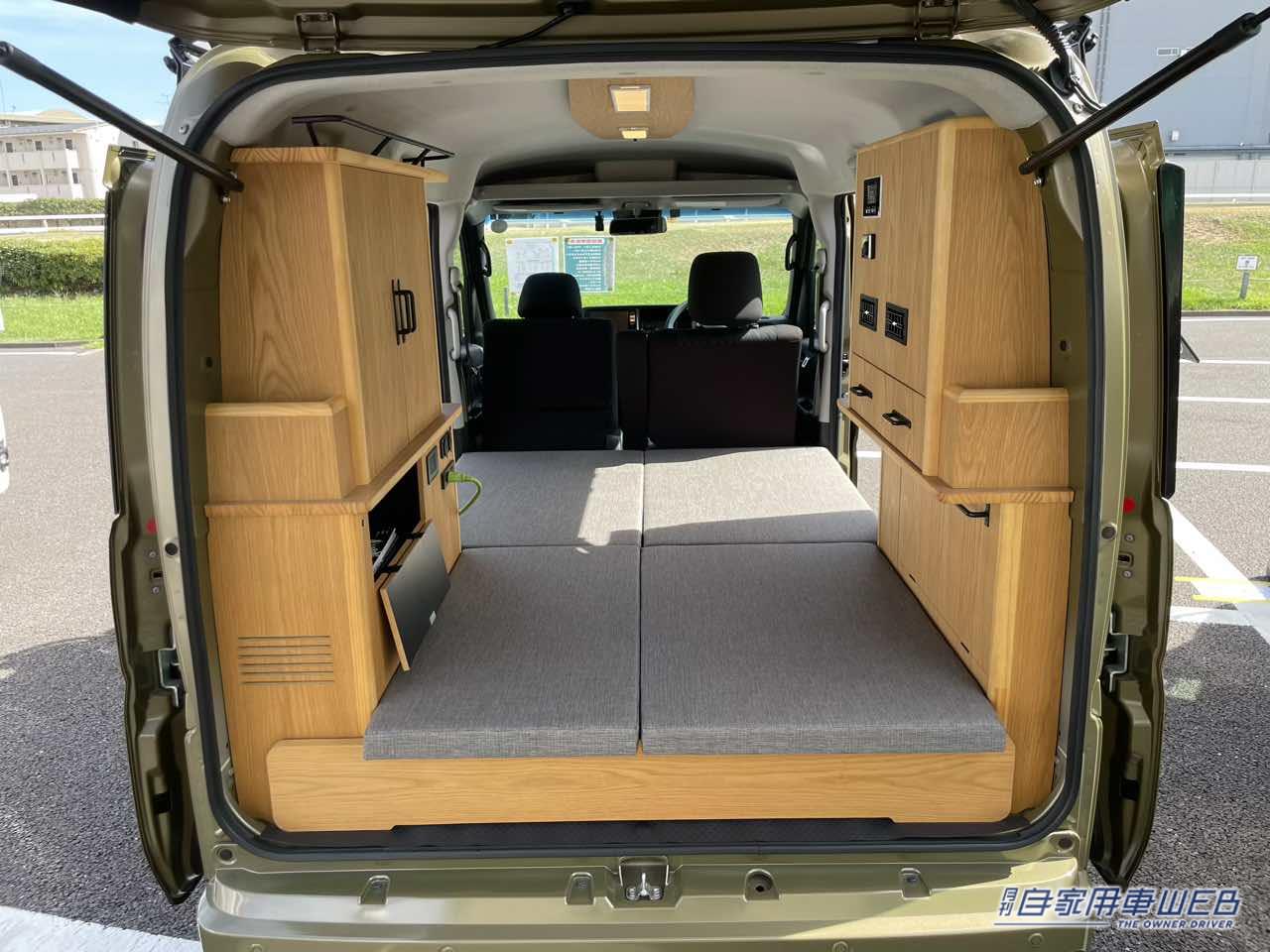 |最強の断熱性能が標準装備! ダイハツ アトレーがベースの軽キャンパー