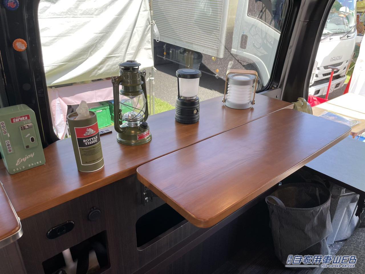 |充実装備で広さも最高! トヨタ ハイエースがベースのキャンパー