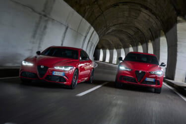 アルファロメオ、「ジュリア クアドリフォリオ」「ステルヴィオ クアドリフォリオ」の仕様変更を実施