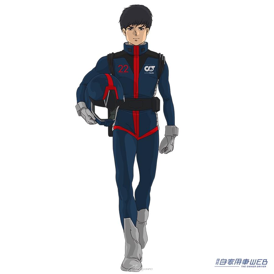 |ガンダムがF1™ラスベガスGPに! ガンダム×スクーデリア・アルファタウリのコラボで参戦! 日本人ドライバー角田裕毅が登場するPVも公開