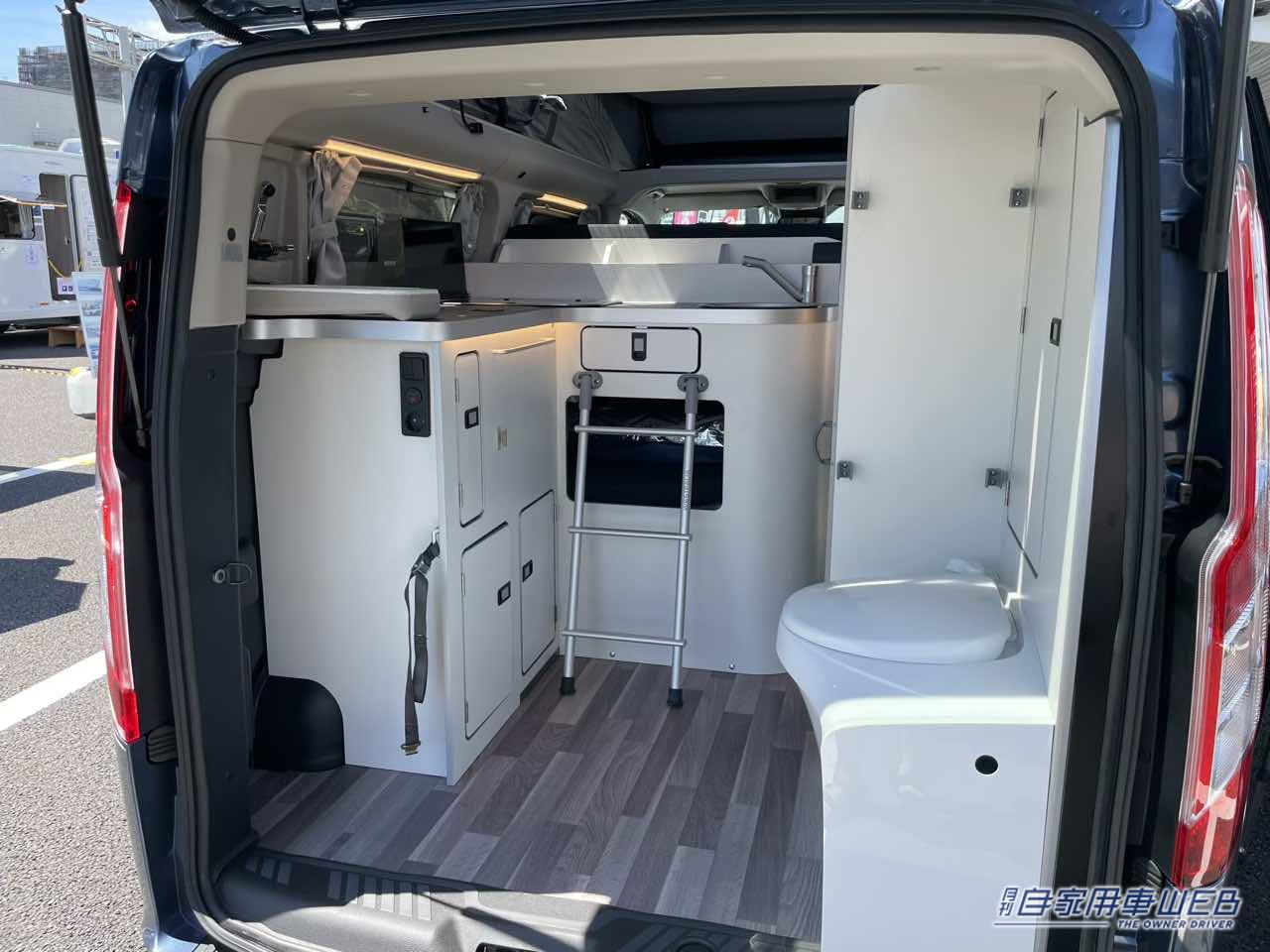 |人とは違う車を求めるあなたに! フォード トランジットカスタムがベースのキャンパー