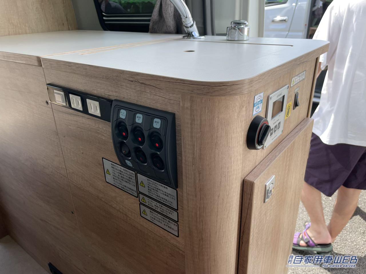 |広いフラットスペースとボックス席をレイアウト変更なしで使える! トヨタ ハイエースがベースのキャンパー