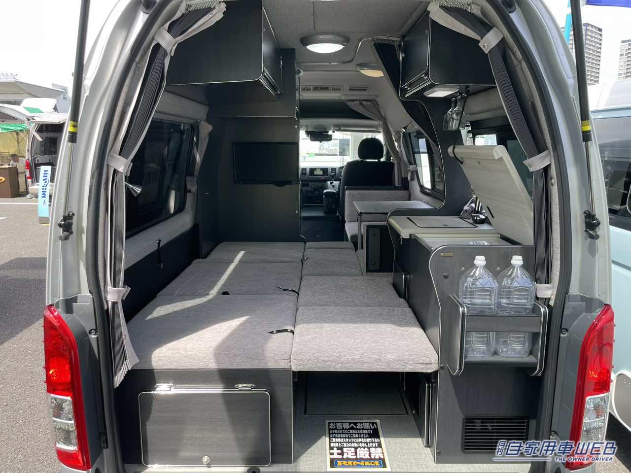 |こんな車で旅に出たい! 便利装備と快適車内のトヨタ ハイエースがベースのキャンパー