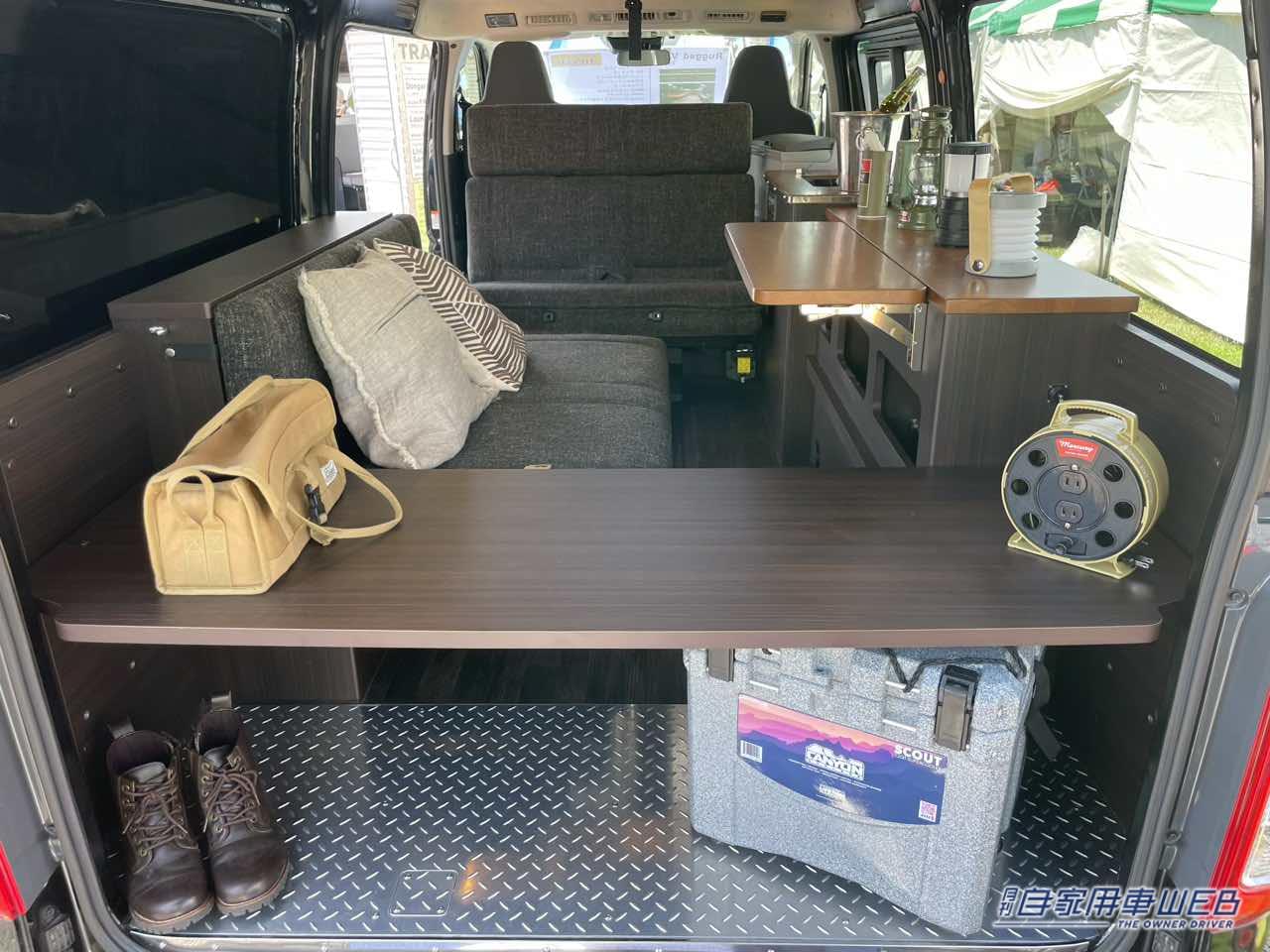 |充実装備で広さも最高! トヨタ ハイエースがベースのキャンパー
