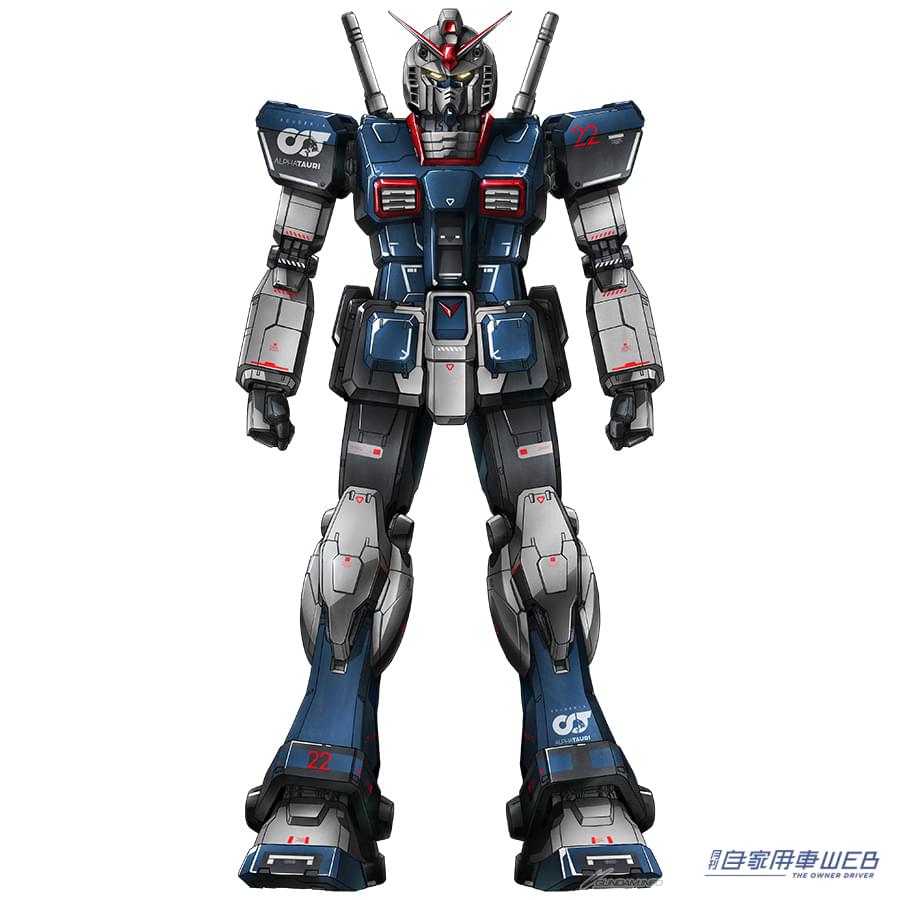 |ガンダムがF1™ラスベガスGPに! ガンダム×スクーデリア・アルファタウリのコラボで参戦! 日本人ドライバー角田裕毅が登場するPVも公開