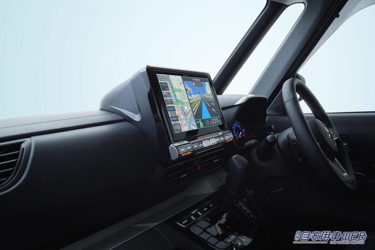 |デリカミニにマッチする専用デザイン! 10型大画面カーナビ ビッグX「EX10NX2」が2024年1月に登場