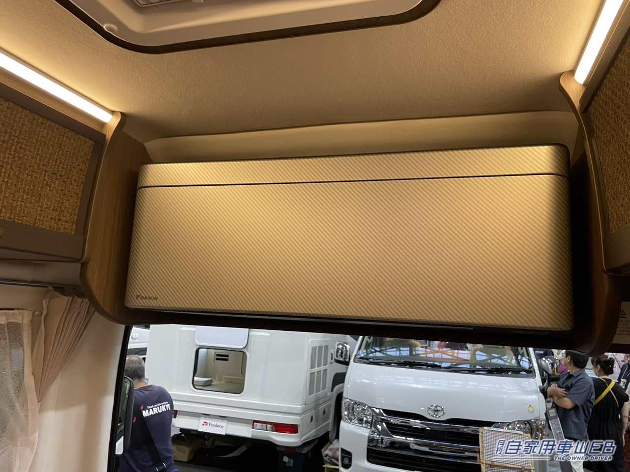 |シートレイアウトの幅が広い! トヨタ ハイエースがベースのキャンパー