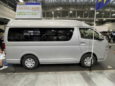 レイアウト変更なしでこんなに快適！　トヨタ ハイエースがベースのキャンパー