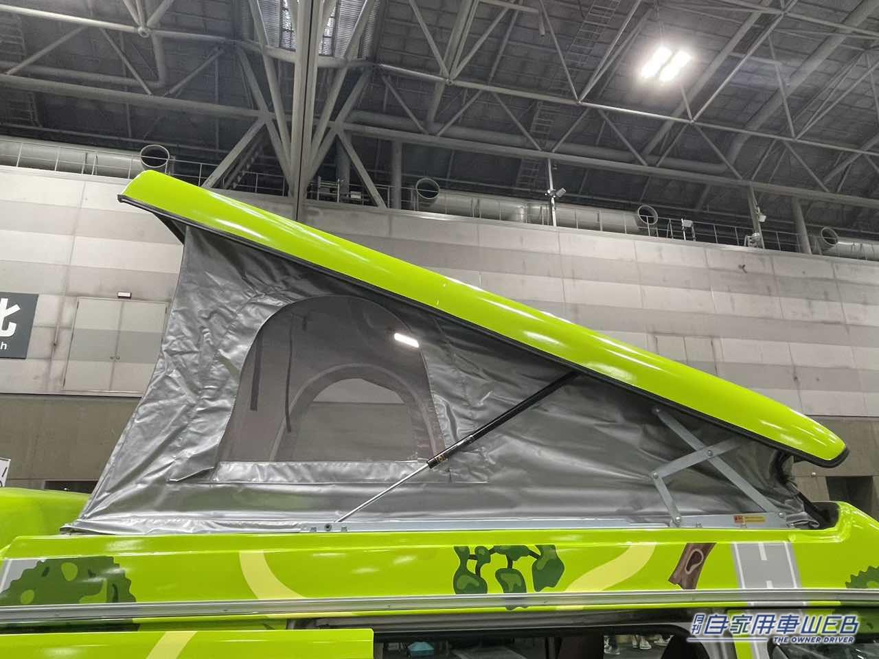 |スズキ エブリイにロバート馬場さんのラッピング! BS-TBS「走る別荘! 車中泊の旅」仕様の軽キャンパー