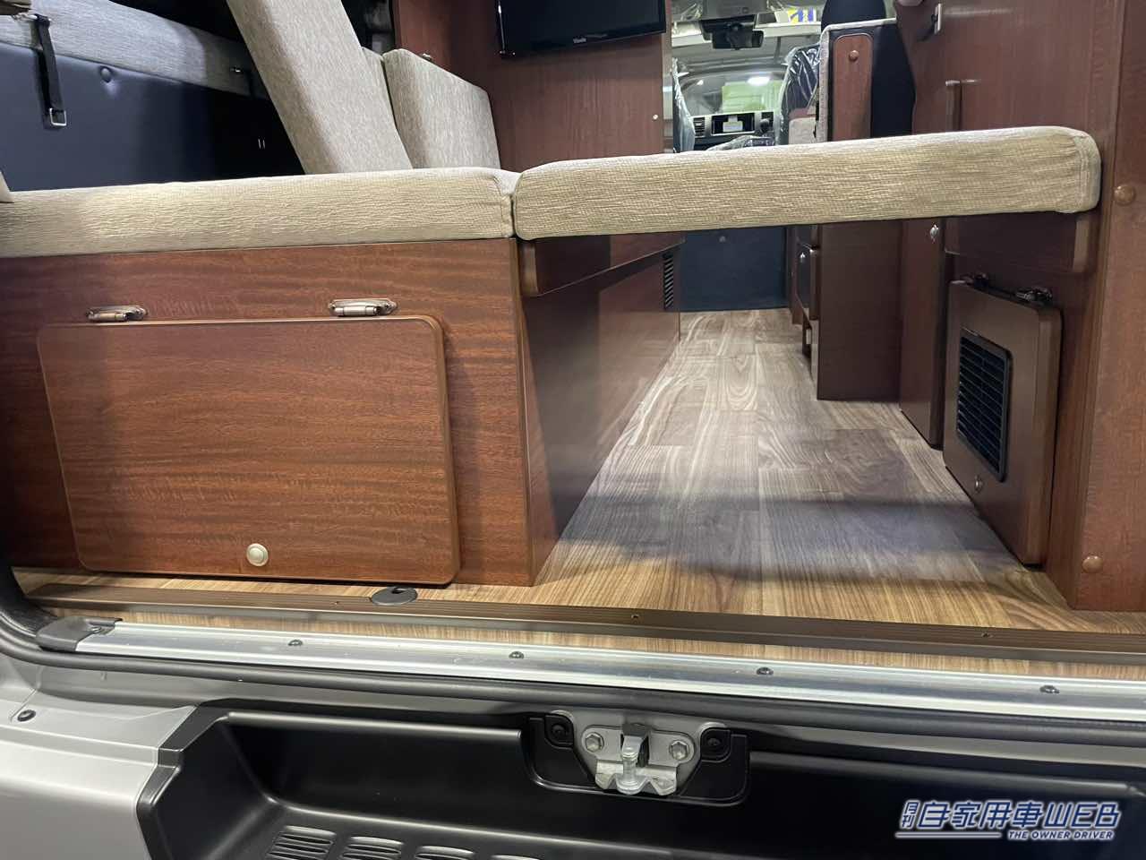 |収納力と快適性を併せ持つ! トヨタ ハイエースがベースのキャンパー