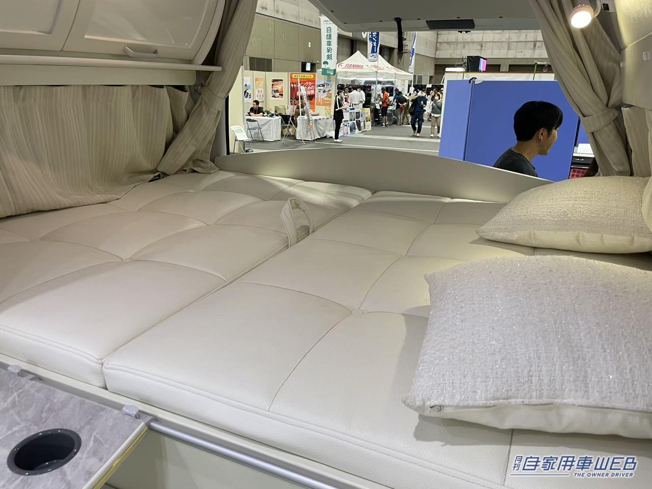 |ホワイト基調でデザイン性の高いインテリアが魅力! トヨタ ハイエースがベースのキャンパー