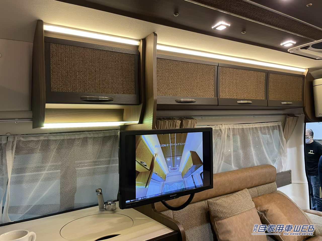 |シートレイアウトの幅が広い! トヨタ ハイエースがベースのキャンパー