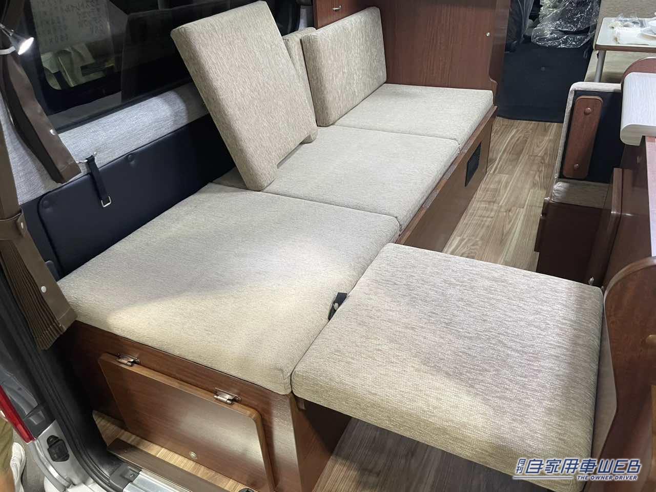 |収納力と快適性を併せ持つ! トヨタ ハイエースがベースのキャンパー