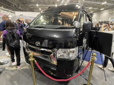 ワイルド&ラグジュアリーな車を求めているならこれ! トヨタ ハイエースがベースのキャンパー