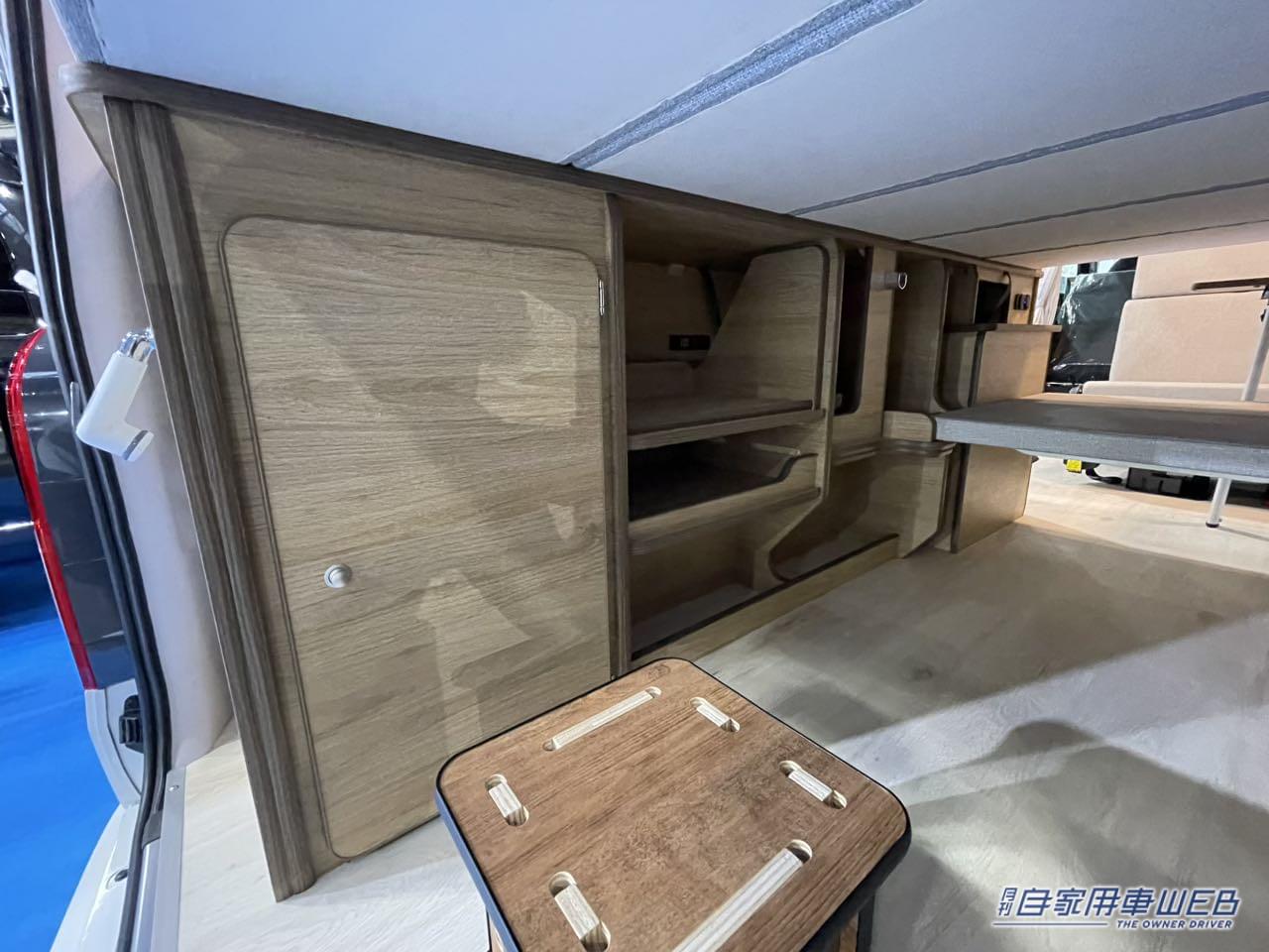 |シンプルなレイアウトで荷物をたくさん積み込める! トヨタ ハイエースがベースのキャンパー