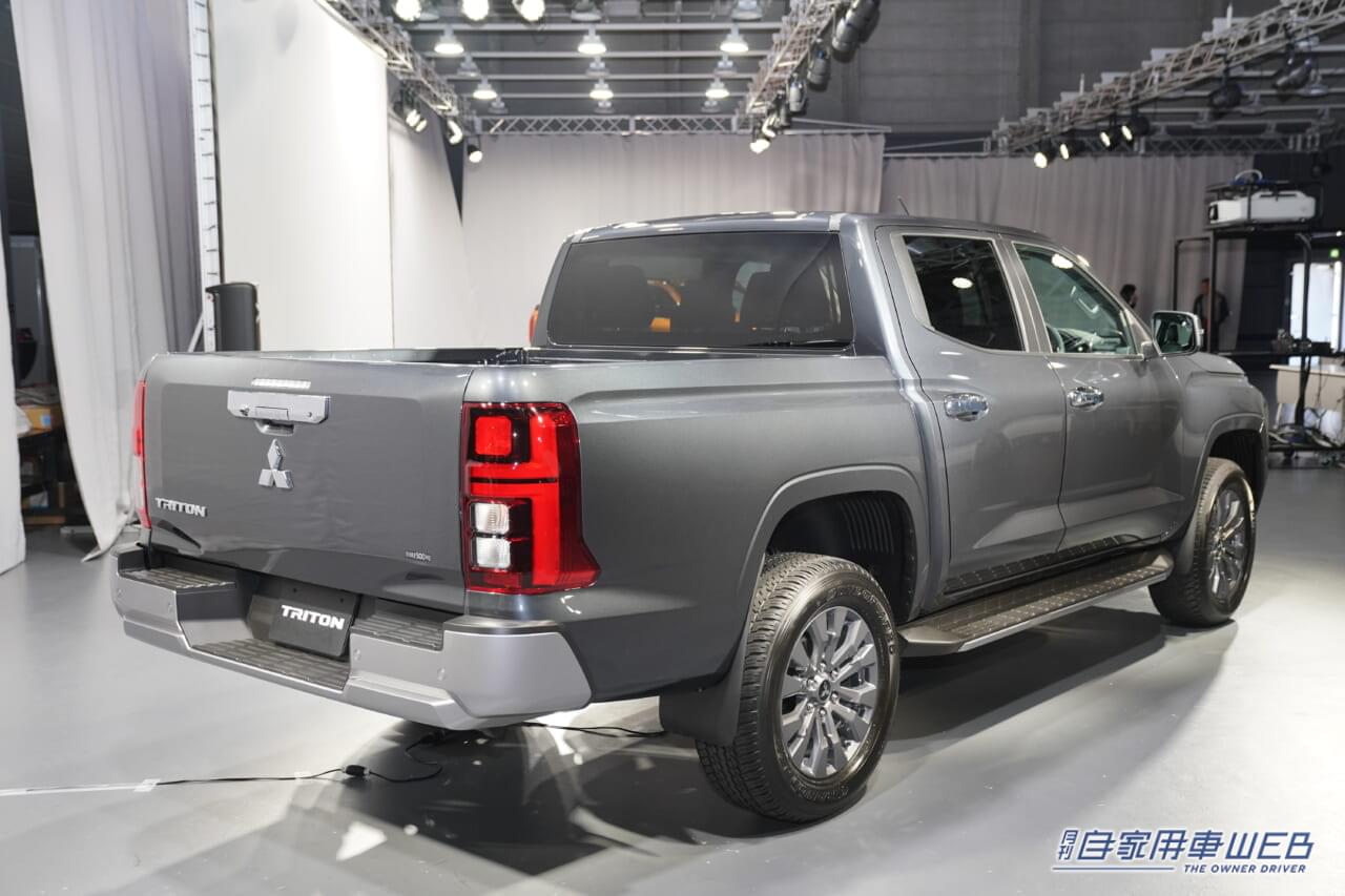 |新世代のピックアップトラック、2024年2月に国内デビュー! ミツビシ「トライトン」国内仕様車の概要を発表