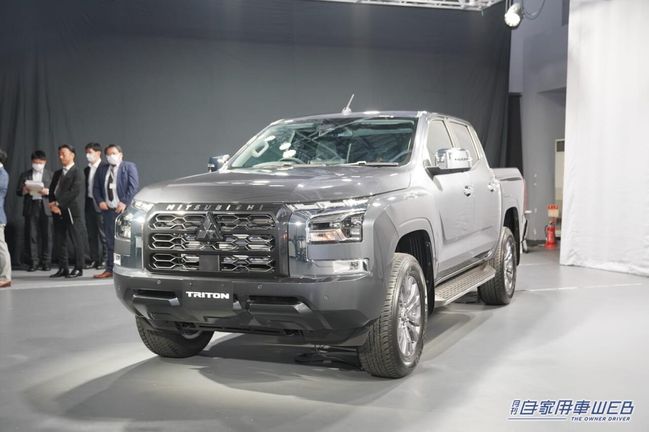|新世代のピックアップトラック、2024年2月に国内デビュー! ミツビシ「トライトン」国内仕様車の概要を発表