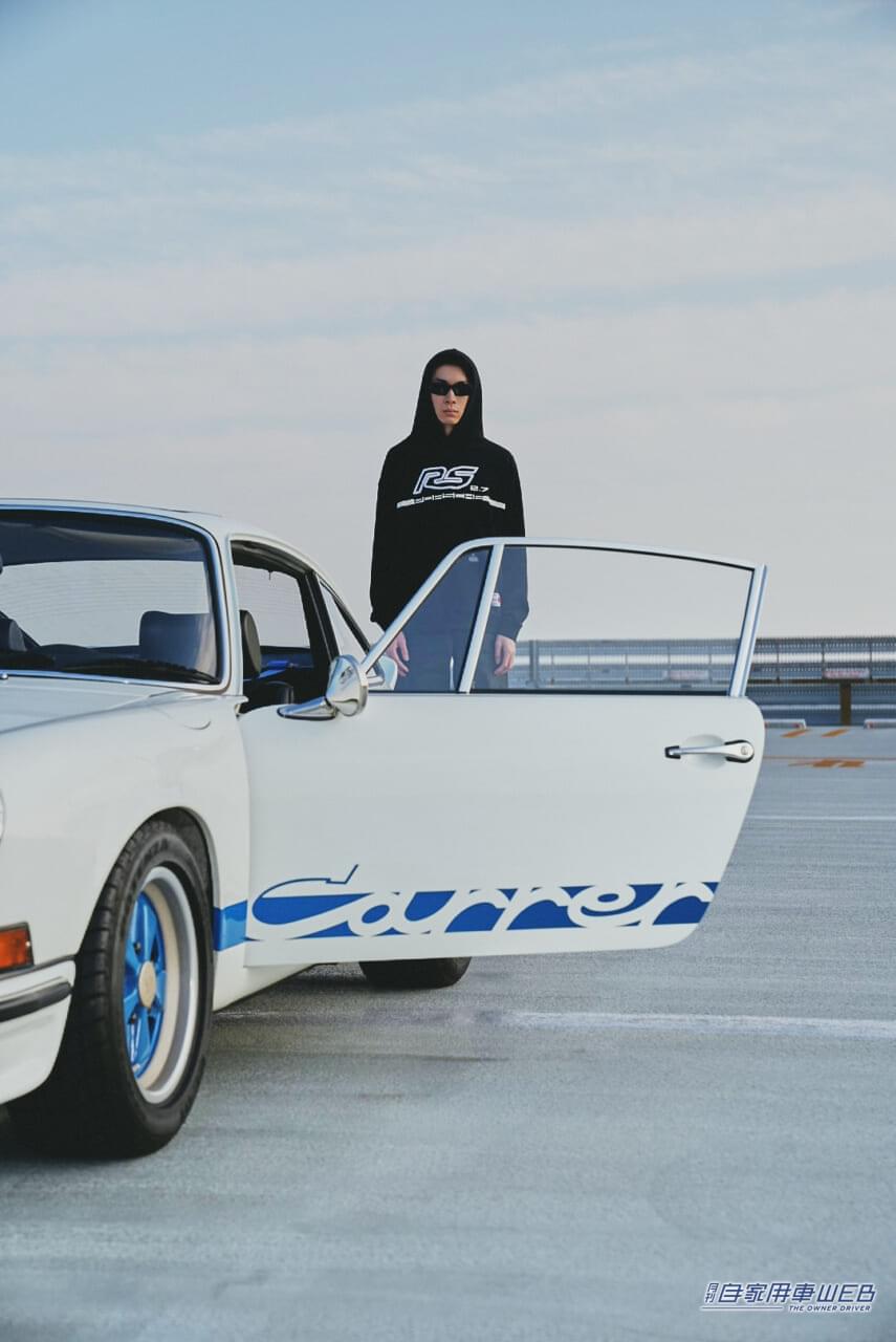 |ポルシェ911カレラRS2.7の50周年を記念して、日本限定デザインのフーディを発売