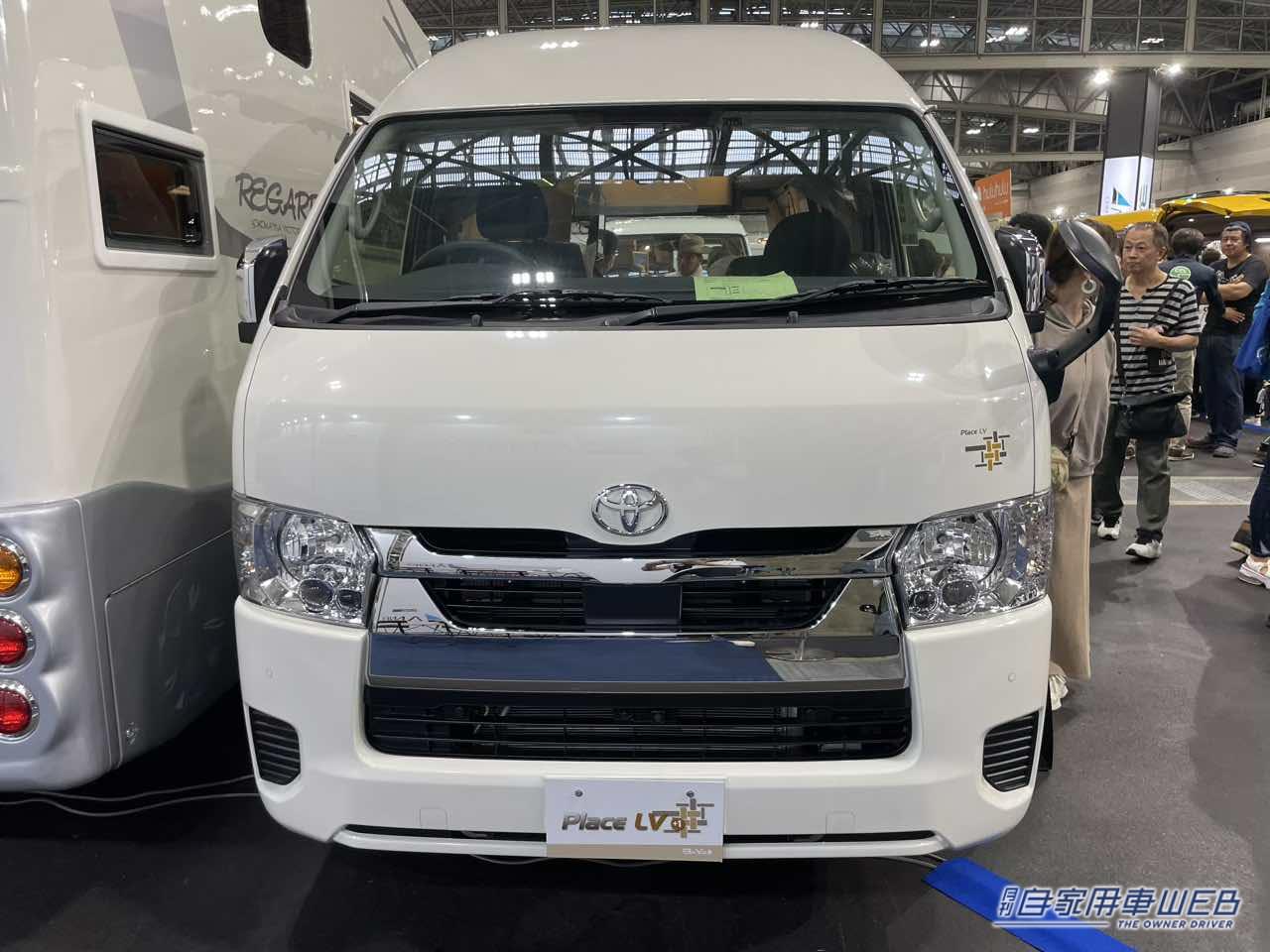 |シートレイアウトの幅が広い! トヨタ ハイエースがベースのキャンパー