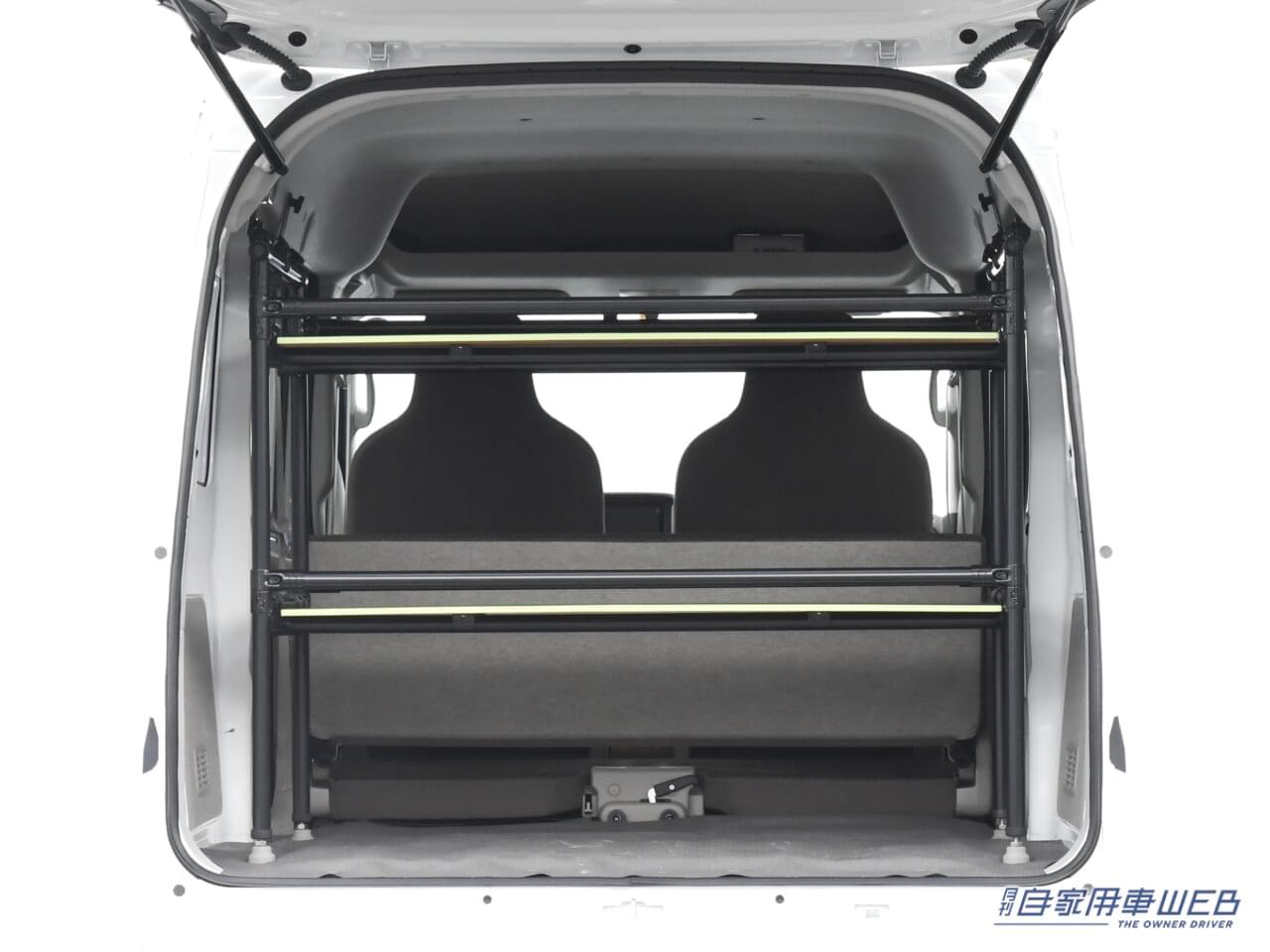 |スッキリ収納できて取り付け簡単! スズキ エブリイ用車載ラック『ワーカーゴー』