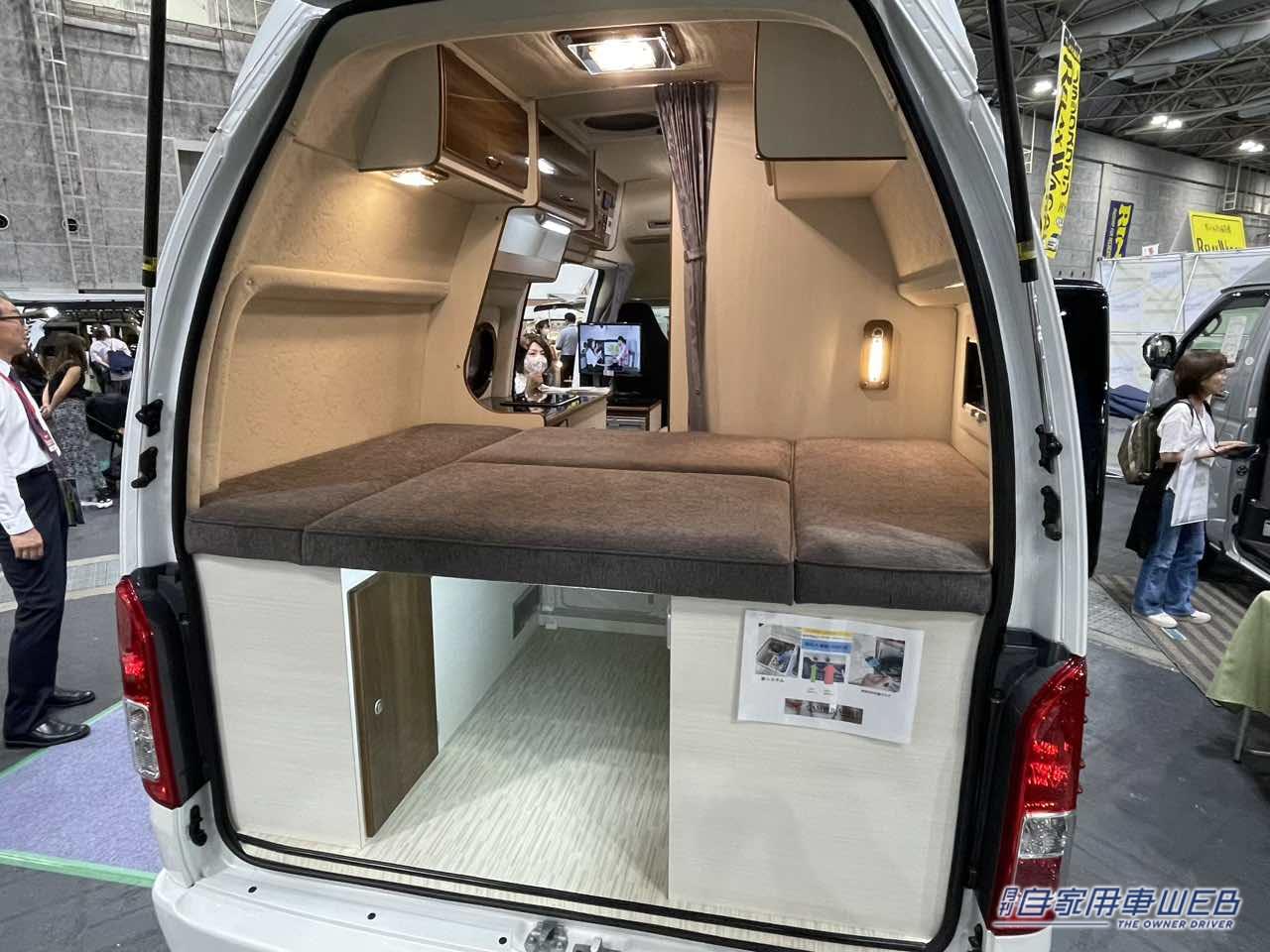 |救急車と同じ車体で作られた! トヨタ ハイエースがベースのキャンパー