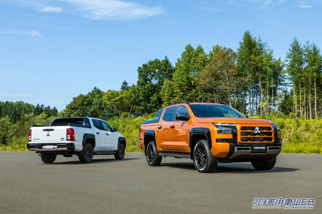 |新世代のピックアップトラック、2024年2月に国内デビュー! ミツビシ「トライトン」国内仕様車の概要を発表