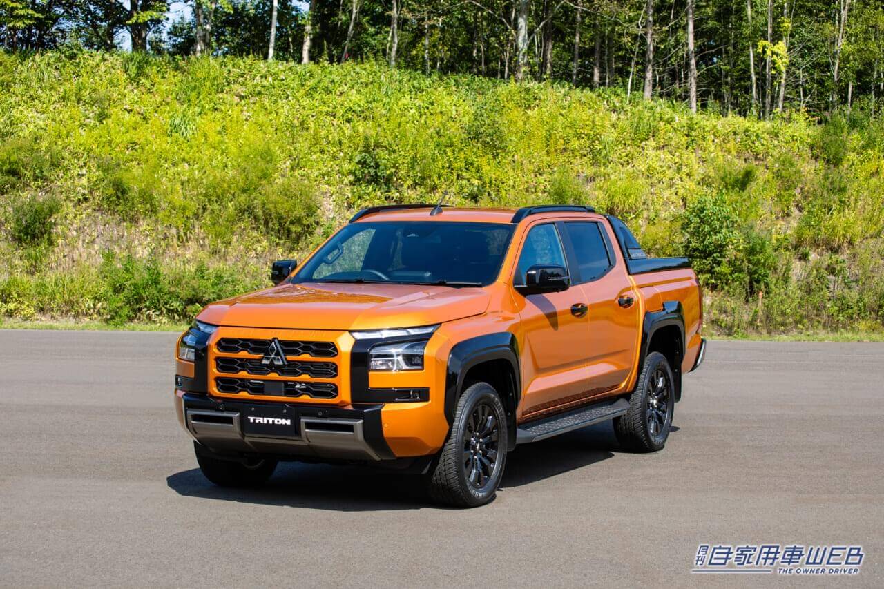 |新世代のピックアップトラック、2024年2月に国内デビュー! ミツビシ「トライトン」国内仕様車の概要を発表