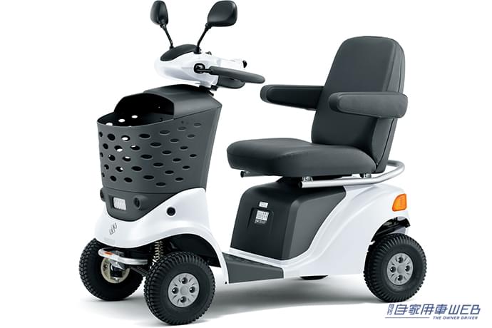 スズキ、「セニアカー」を一部仕様変更して発売