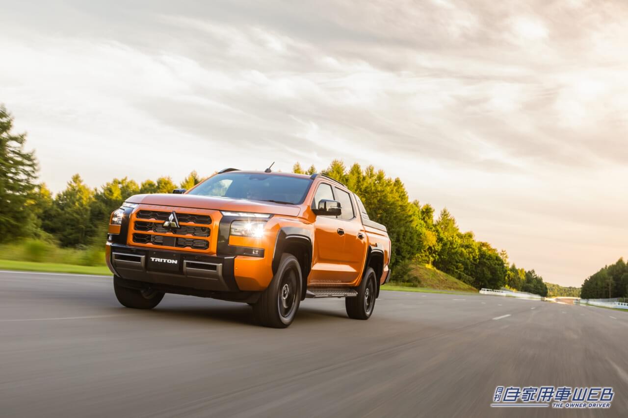 |新世代のピックアップトラック、2024年2月に国内デビュー! ミツビシ「トライトン」国内仕様車の概要を発表