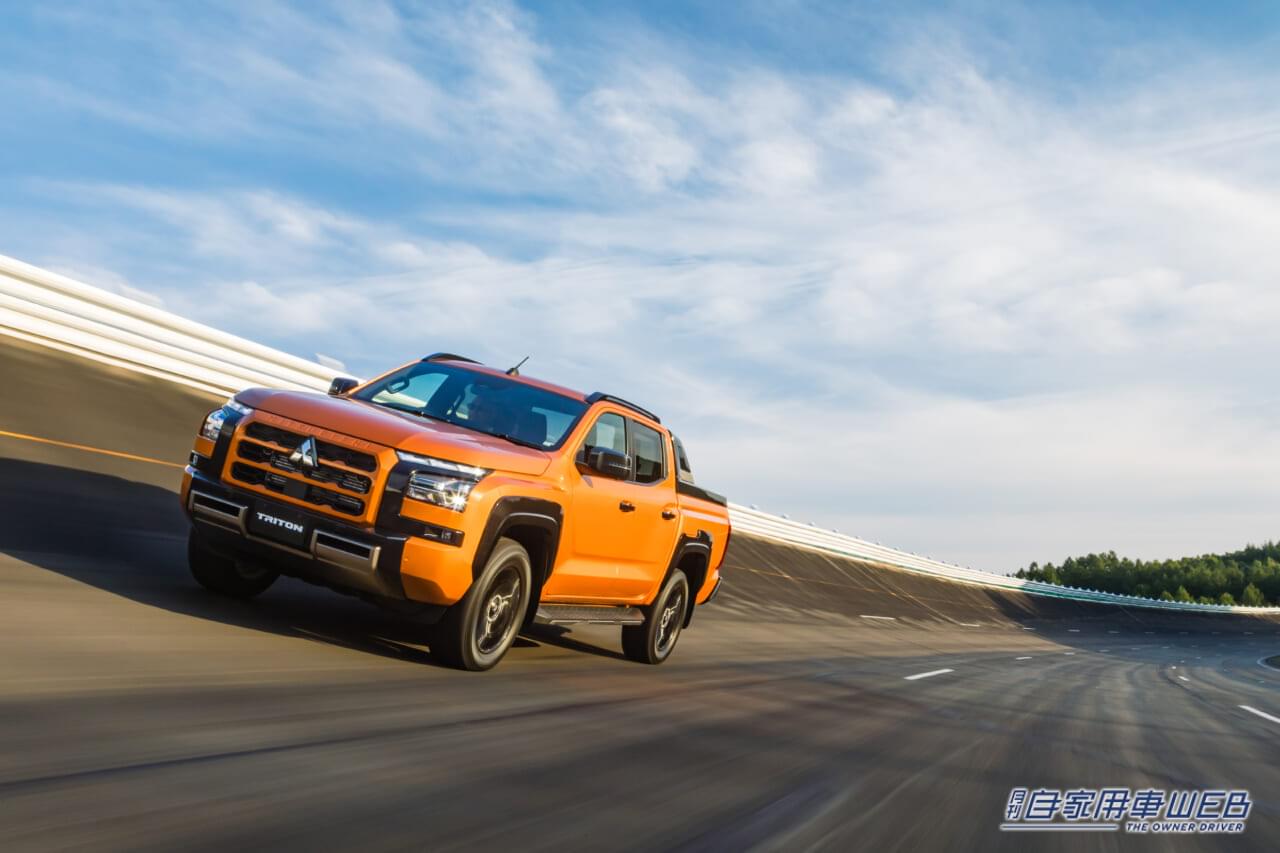 |新世代のピックアップトラック、2024年2月に国内デビュー! ミツビシ「トライトン」国内仕様車の概要を発表