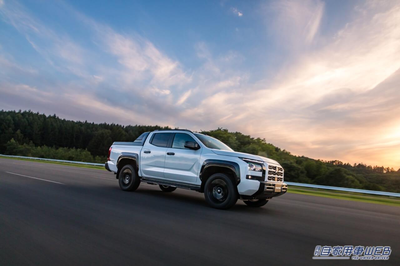 |新世代のピックアップトラック、2024年2月に国内デビュー! ミツビシ「トライトン」国内仕様車の概要を発表