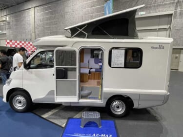 レイアウト変更なしでベッドも使える! トヨタ タウンエースがベースのキャンパー