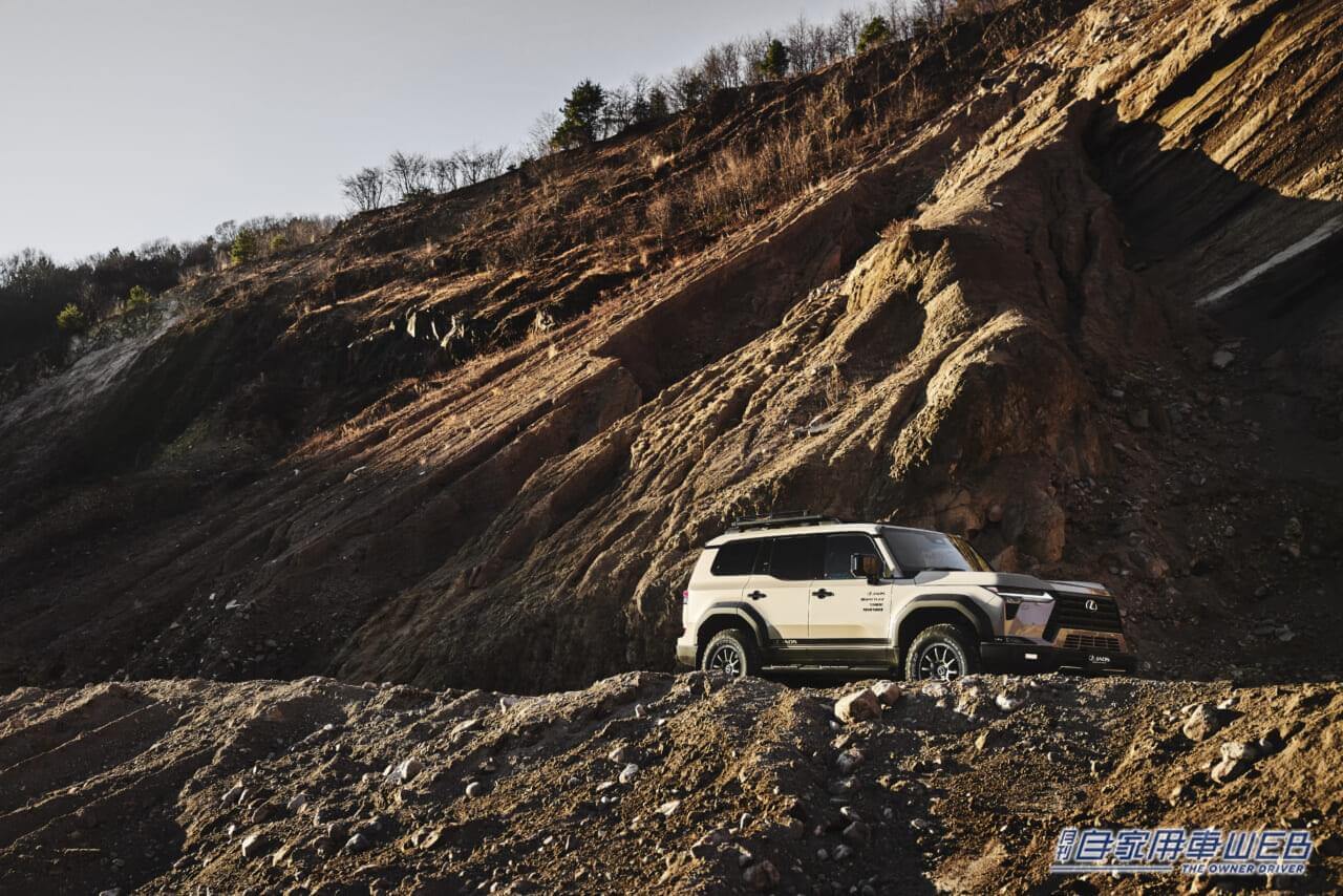 |レクサス、ジャオスと共同開発の新型「GX550“OVERTRAIL”」カスタマイズモデルを出展【東京オートサロン2024】