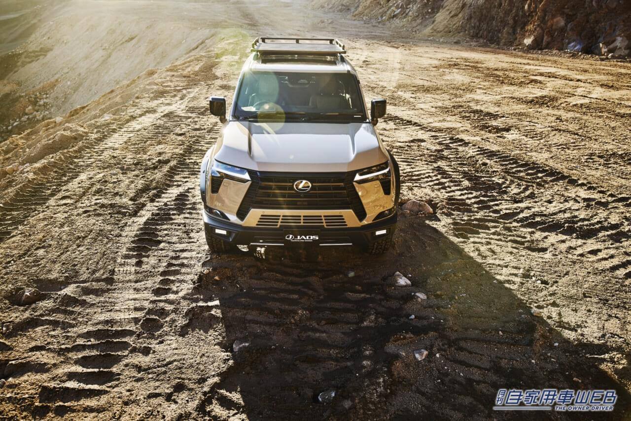 |レクサス、ジャオスと共同開発の新型「GX550“OVERTRAIL”」カスタマイズモデルを出展【東京オートサロン2024】
